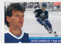 1991-92 Score American #338 Vincent Damphousse FP