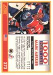 1991-92 Score American #373 Mark Messier 1000