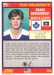 1991-92 Score American #385 Drake Berehowsky TP