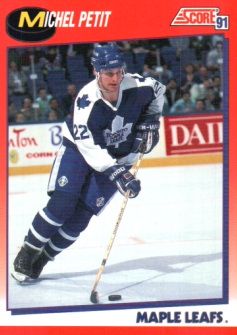 1991-92 Score Canadian Bilingual #103 Michel Petit