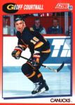 1991-92 Score Canadian Bilingual #150 Geoff Courtnall