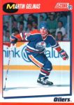 1991-92 Score Canadian Bilingual #159 Martin Gelinas