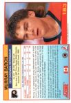 1991-92 Score Canadian Bilingual #183 Murray Baron