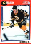 1991-92 Score Canadian Bilingual #197 Chris Nilan