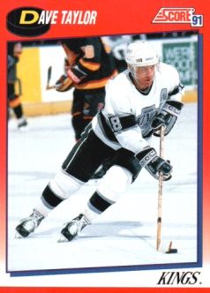 1991-92 Score Canadian Bilingual #214 Dave Taylor