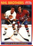 1991-92 Score Canadian Bilingual #270 The Courtnall Brothers/Geoff Courtnall/Russ Courtnall