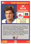 1991-92 Score Canadian Bilingual #274 Kip Miller TP