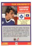 1991-92 Score Canadian Bilingual #281 Alexander Godynyuk TP