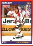 1991-92 Score Canadian Bilingual #287 Kevin Todd RC