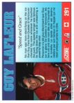 1991-92 Score Canadian Bilingual #291 Guy Lafleur/Speed and Grace
