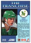 1991-92 Score Canadian Bilingual #313 Mike Modano FRAN