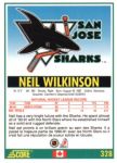 1991-92 Score Canadian Bilingual #328 Neil Wilkinson