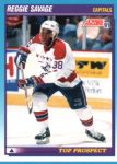 1991-92 Score Canadian Bilingual #350 Reggie Savage RC