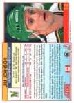 1991-92 Score Canadian Bilingual #52 Jim Johnson