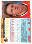 1991-92 Score Canadian Bilingual #94 Steve Thomas