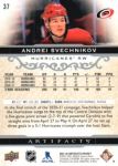 2021-22 Artifacts #37 Andrei Svechnikov Upper Deck