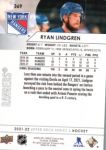 2021-22 Upper Deck #369 Ryan Lindgren