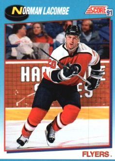 1991-92 Score Canadian Bilingual #394 Normand Lacombe