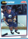 1991-92 Score Canadian Bilingual #454 Mike Hartman