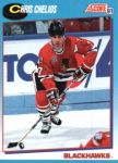 1991-92 Score Canadian Bilingual #455 Chris Chelios