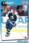 1991-92 Score Canadian Bilingual #495 Dave Ellett