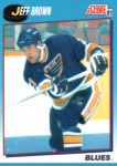 1991-92 Score Canadian Bilingual #496 Jeff Brown