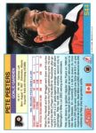1991-92 Score Canadian Bilingual #544 Pete Peeters