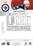 2021-22 Upper Deck #196 Josh Morrissey