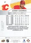 2021-22 Upper Deck #27 Johnny Gaudreau