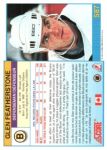 1991-92 Score Canadian Bilingual #587 Glen Featherstone