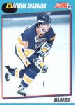 1991-92 Score Canadian Bilingual #588 Brendan Shanahan