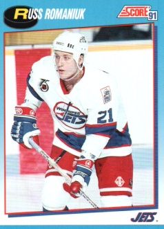 1991-92 Score Canadian Bilingual #627 Russ Romaniuk RC