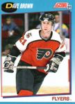 1991-92 Score Canadian Bilingual #634 Dave Brown