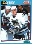 1991-92 Score Canadian Bilingual #641 Dean Evason