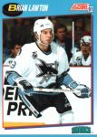 1991-92 Score Canadian Bilingual #648 Brian Lawton