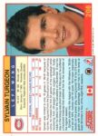 1991-92 Score Canadian English #208 Sylvain Turgeon