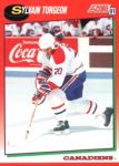 1991-92 Score Canadian English #208 Sylvain Turgeon