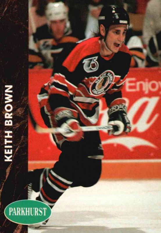 1991-92 Parkhurst French #261 Keith Brown