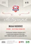 2022-23 Chance liga Autograph #A72 Michal Vachovec Goal Cards