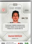 2022-23 Chance liga Game Used Stick #S20 Vlastimil Dostálek Goal Cards