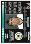 1992-93 Pinnacle #73 Steve Leach Score