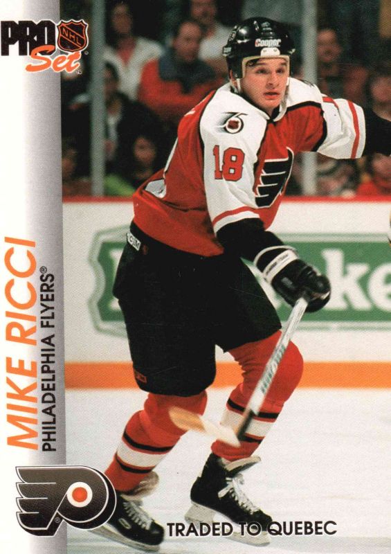 1992-93 Pro Set #133 Mike Ricci