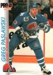 1992-93 Pro Set #155 Greg Paslawski