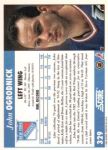 1992-93 Score #329 John Ogrodnick
