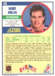 1990-91 Score #45 Randy Moller