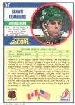 1990-91 Score #57 Shawn Chambers