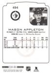 2022-23 O-Pee-Chee #494 Mason Appleton