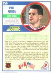 1990-91 Score #156 Paul Fenton