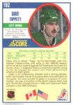 1990-91 Score #192 Dave Tippett