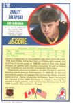 1990-91 Score #218 Zarley Zalapski